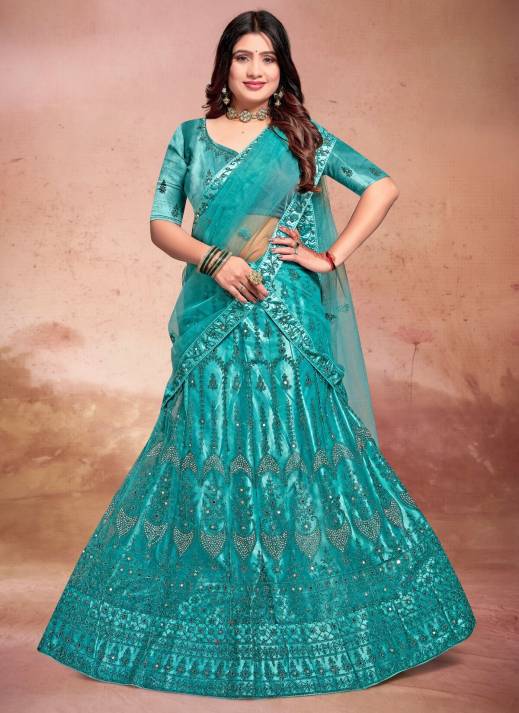 Premium Embroidered Lehenga Wholesale for Bulk Purchase | Ajmera Fashion  in Surat